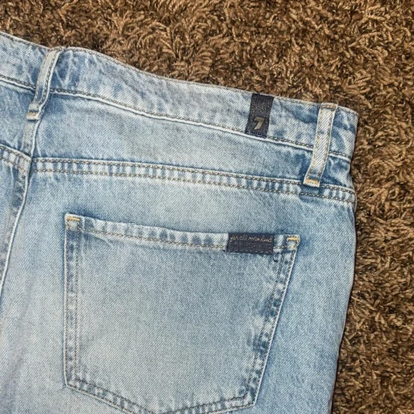 7 for all mankind : Women's Wide-Leg Jeans - Light Blue